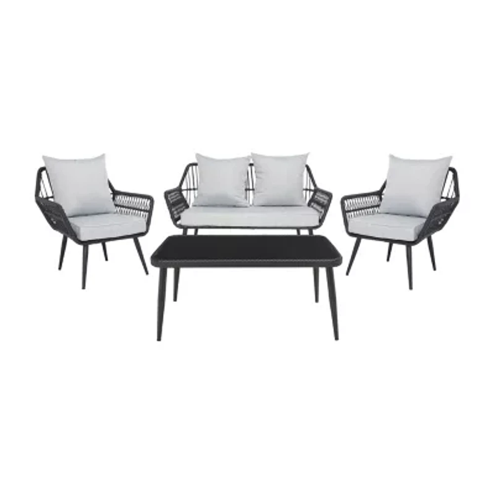 Elsbeth 4-pc. Conversation Set Cushioned