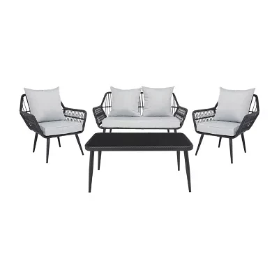 Elsbeth 4-pc. Conversation Set Cushioned