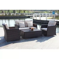 Parry 4-pc. Conversation Set Cushioned