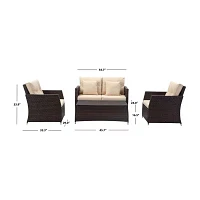 Parry 4-pc. Conversation Set Cushioned