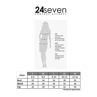 24seven Comfort Apparel Womens Mid Rise Slim Pant