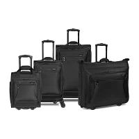 WallyBags 45" Premium Rolling Garment Bag With Multiple Pockets