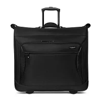 WallyBags 45" Premium Rolling Garment Bag With Multiple Pockets