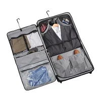 WallyBags 45" Premium Rolling Garment Bag With Multiple Pockets
