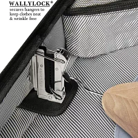 WallyBags 45" Premium Rolling Garment Bag With Multiple Pockets