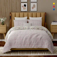 Color Sense 3-pc. Reversible Duvet Cover Set