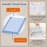 Color Sense 3-pc. Reversible Duvet Cover Set