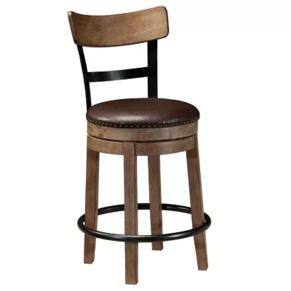 Signature Design by Ashley® Pinnadel Upholstered Swivel Barstool