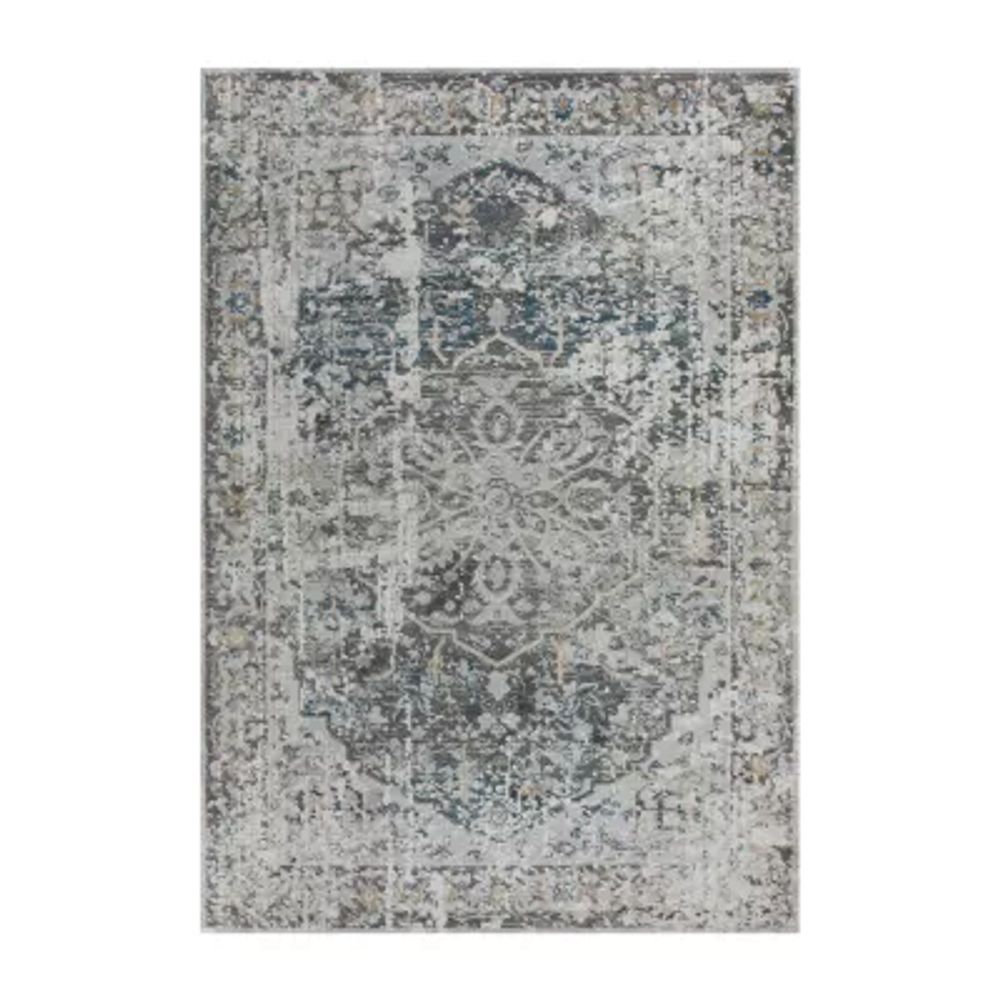 Rizzy Home Zaid Rectangular Rugs & Floor Coverings Indoor Medallion Accent