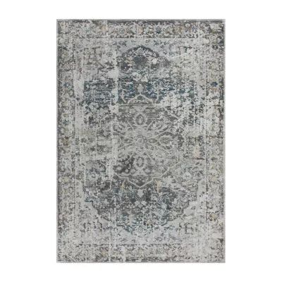 Rizzy Home Zaid Medallion Indoor Rectangular Accent Rug