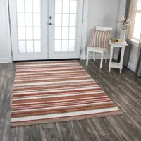 Rizzy Home Zayne Striped Hand Tufted Indoor Outdoor Rectangular Area Rugs