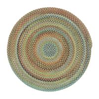 Capel American Traditions Braided Wool 7'X7' Indoor Round Area Rug