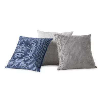 Liz Claiborne Velvet Jacquard Square Throw Pillow