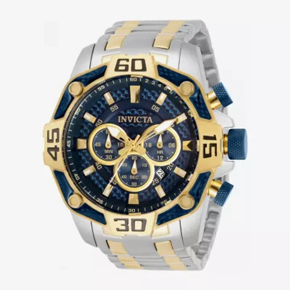 Invicta Ariel Mens Two Tone Stainless Steel Strap Watch 33845