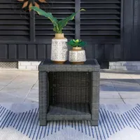 Signature Design by Ashley® Elite Park Weather Resistant Patio Side Table