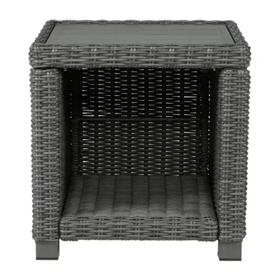 Signature Design by Ashley® Elite Park Weather Resistant Patio Side Table