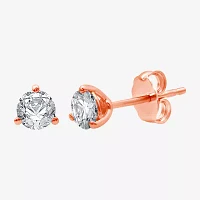 Ever Star (E-F / Si1-Si2) 1/2 CT. T.W. Lab Grown White Diamond 14K Gold 4.6mm Round Stud Earrings