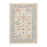LR Home Aaron Floral Indoor Rectangular Area Rug