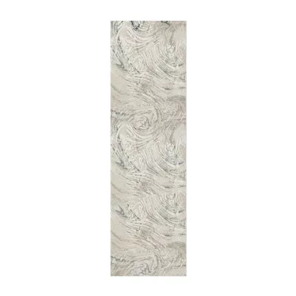 LR Home Adriel Abstract 31"X96" Indoor Rectangular Runner