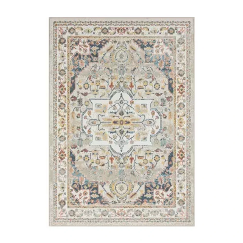 LR Home Amir Medallion Indoor Rectangular Area Rug