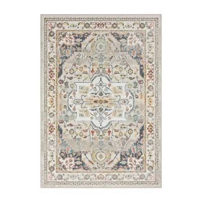 LR Home Amir Medallion Indoor Rectangular Area Rug