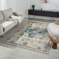 LR Home Ayden Medallion Indoor Rectangular Area Rug