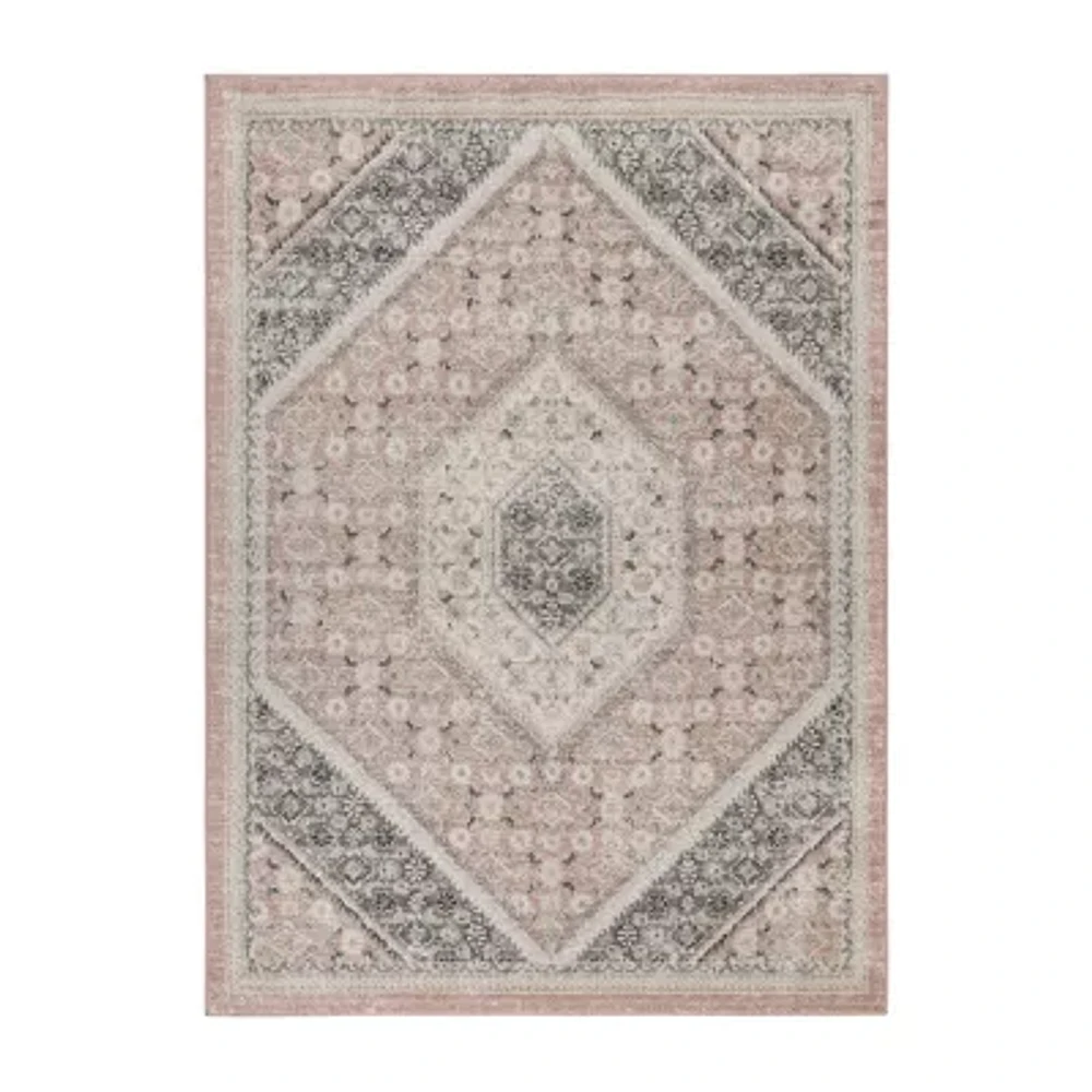 LR Home Dax Medallion Indoor Rectangular Area Rug