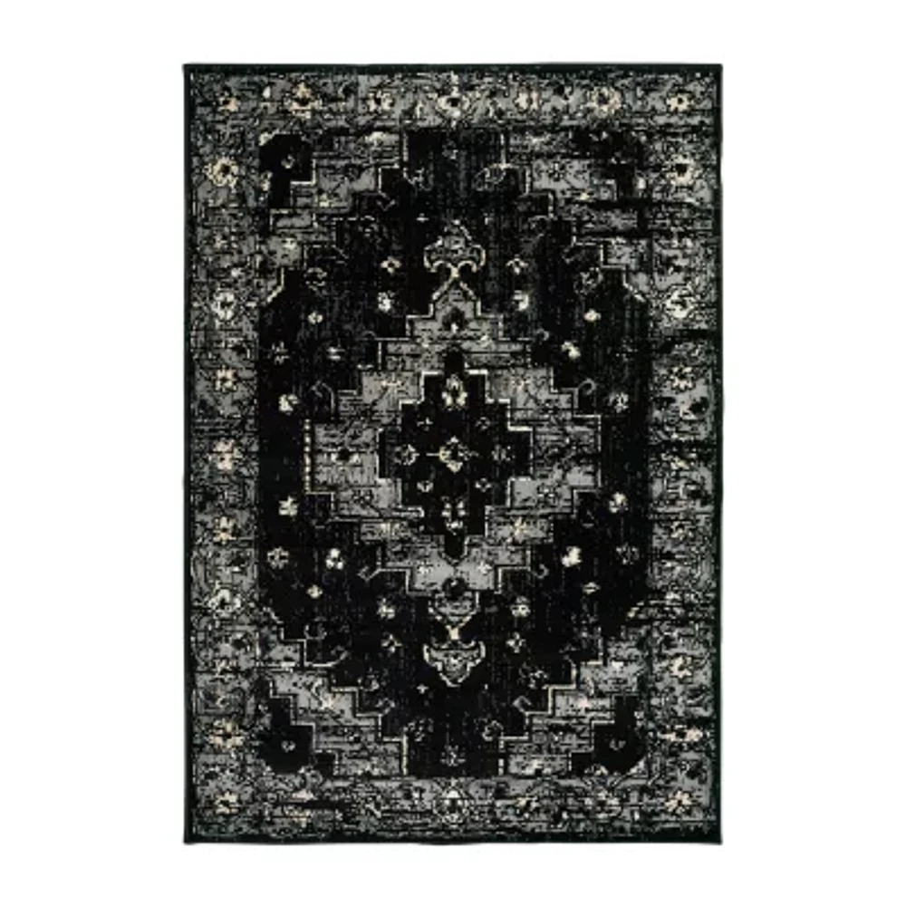 LR Home Iris Oriental Indoor Rectangular Area Rug