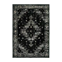 LR Home Iris Oriental Indoor Rectangular Area Rug