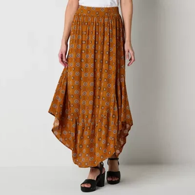 Arizona Womens High Low Asymmetrical Skirt