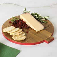 Martha Stewart Festive Bow Wood Cheese Board