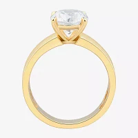 (H-I / Si1-Si2) Womens 2 CT. T.W. Lab Grown White Diamond 14K Gold Round Solitaire Engagement Ring