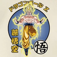 Mens Crew Neck Short Sleeve Regular Fit Anime Dragon Ball Z Graphic T-Shirt