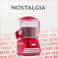 Nostalgia Retro 32-Ounce Hot Chocolate, Milk Frother, Cappuccino, Mocha, Latte Maker and Dispenser