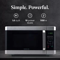 Farberware Professional 1.6 cu ft 1100-Watt Microwave Oven with Smart Sensor