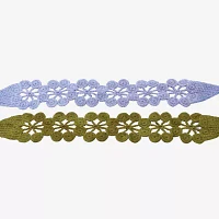 Arizona Blue & Green Crochet 2-pc. Headband