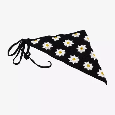 Arizona Daisy Crochet Hair Scarf