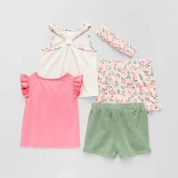 Little Lass Toddler Girls 5-pc. Short Set
