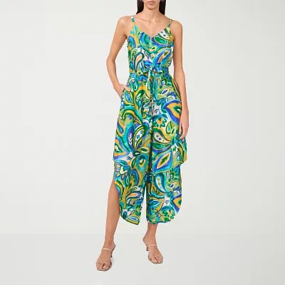 Sam And Jess Womens Sleeveless Jumpsuit