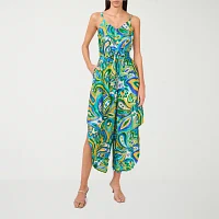 Sam And Jess Womens Sleeveless Jumpsuit