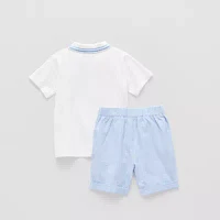 Little Lad Toddler Boys 3-pc. Short Set