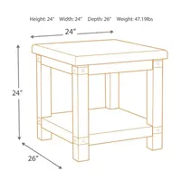 Signature Design by Ashley® Carynhurst Storage End Table