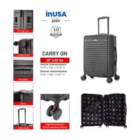 InUSA Deep 20" Hardside Lightweight Luggage