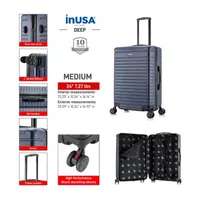 InUSA Deep 24" Hardside Lightweight Luggage