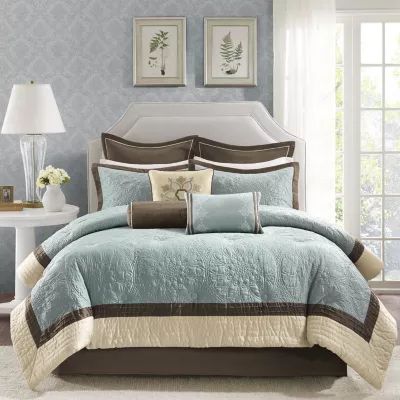 Madison Park Melanie Embroidered 9-pc. Comforter Set