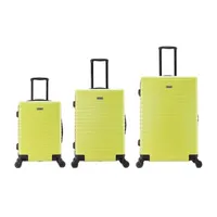 InUSA Deep 3-pc. Hardside Lightweight Luggage Set