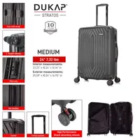 Dukap STRATOS 24" Hardside Lightweight Luggage