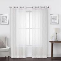 Regal Home Annabelle Sheer Grommet Top Set of 2 Curtain Panel