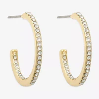 Mixit Hypoallergenic Gold Tone Hoop Earrings