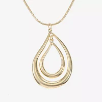 Liz Claiborne Orbital 17 Inch Snake Pendant Necklace